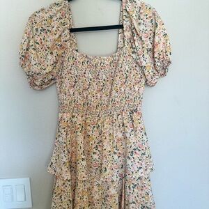 Entro Floral Maxi Dress - Multicolor